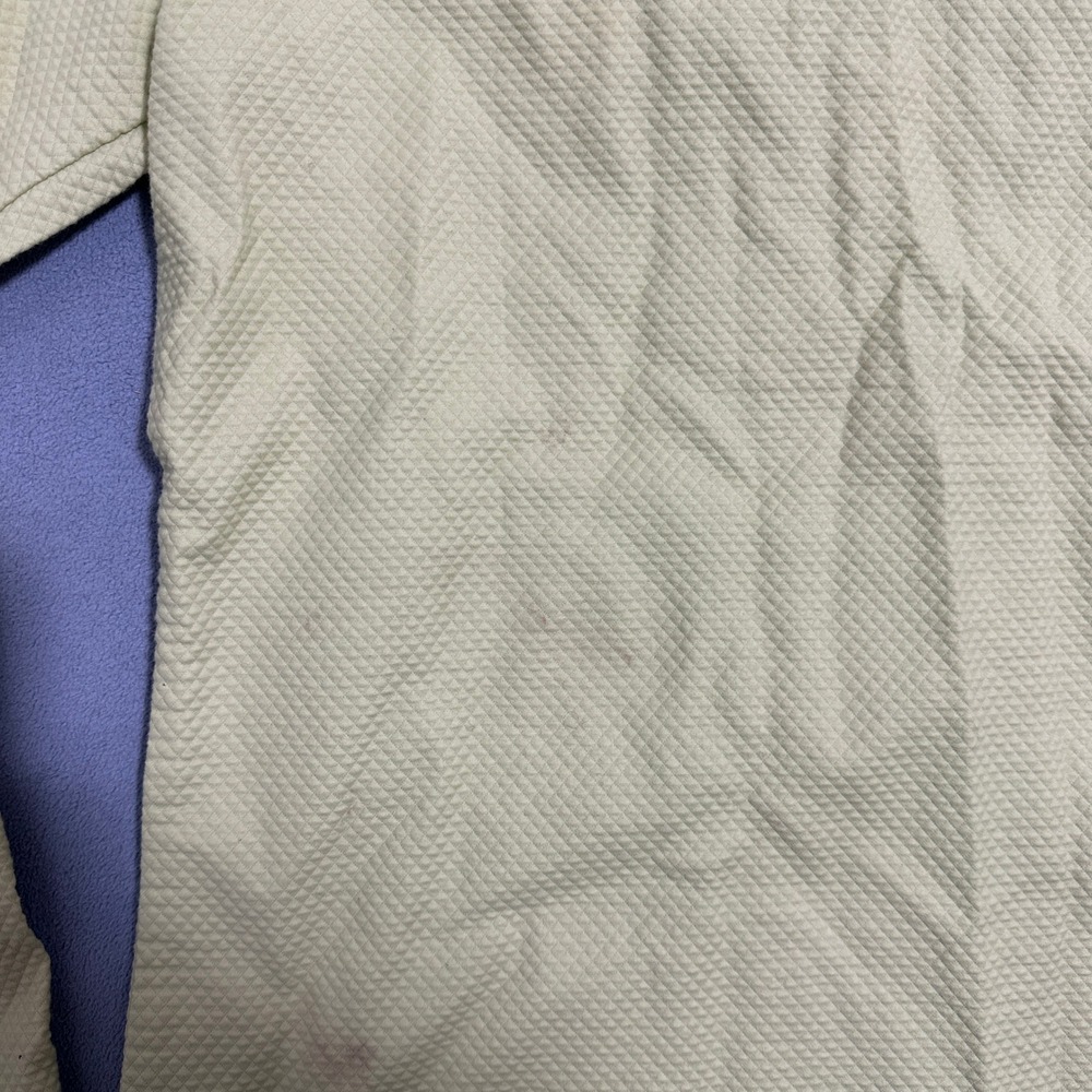 Eileen Fisher Chartreuse Quilted Zip Up Jacket Mock Neck Yellow Size Petite PP - Picture 9 of 11
